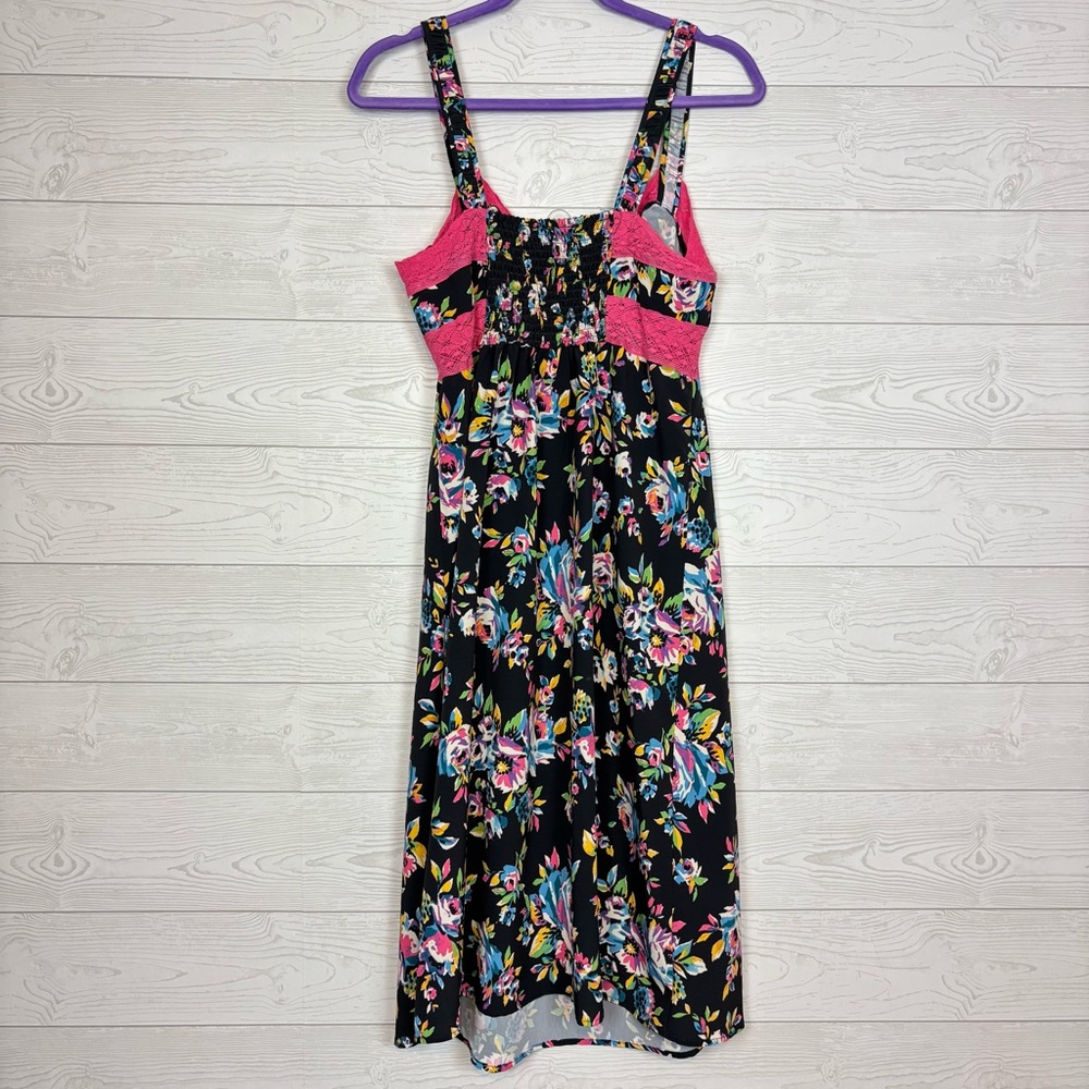 Betsey Johnson Painted Nostalgia Floral Dress Size Medium - Picture 7 of 11
